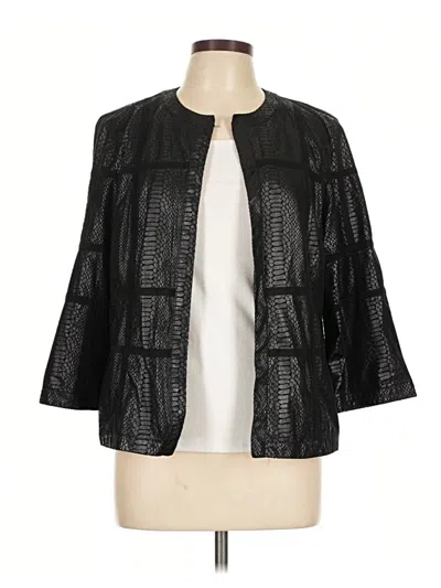 Pre-owned Alfred Dunner Jacket In Black