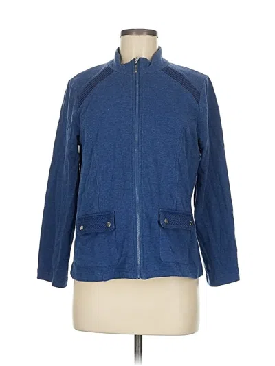 Pre-owned Alfred Dunner Jacket In Blue