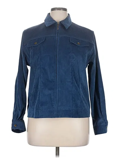 Pre-owned Alfred Dunner Jacket In Blue