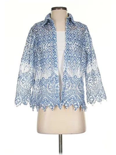 Pre-owned Alfred Dunner Jacket In Blue