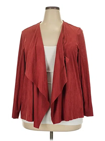 Pre-owned Alfred Dunner Jacket In Red
