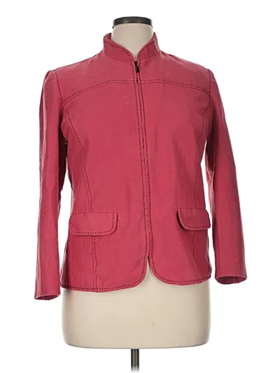 Pre-owned Alfred Dunner Jacket In Red