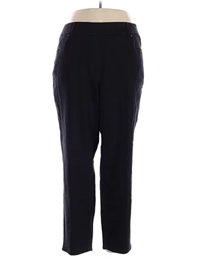 Pre-owned Alfred Dunner Jeggings In Black