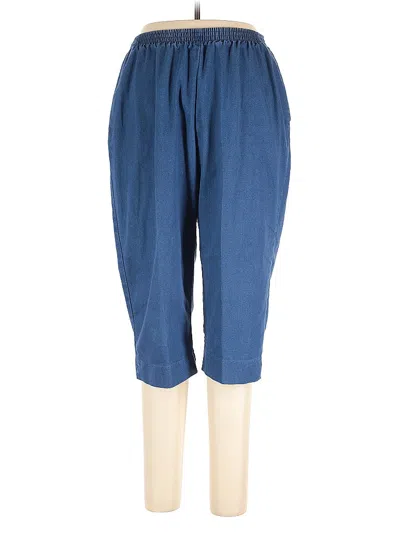 Pre-owned Alfred Dunner Jeggings In Blue