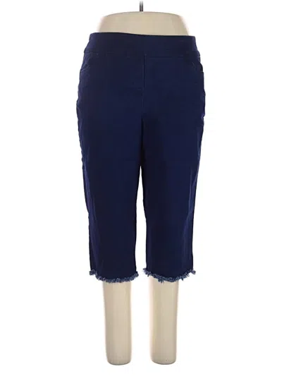 Pre-owned Alfred Dunner Jeggings In Blue