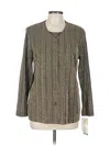 Alfred Dunner Long Sleeve Blouse In Gray