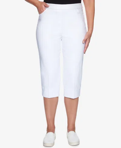 Alfred Dunner Petite Classic Allure Super Stretch Pull-on Clam Digger