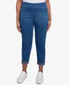 Alfred Dunner Petite El Paso Border Fringe Denim Ankle Pants