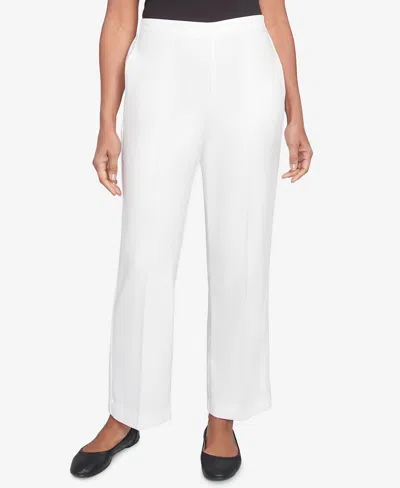 Alfred Dunner Petite Estate Of Mind Estate Pull-on Medium Length Pants
