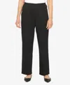 Alfred Dunner Petite Mid-rise Casual Pants