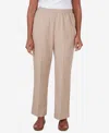 ALFRED DUNNER PETITE TUSCAN SUNSET PULL ON TWILL PANT
