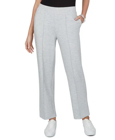 Alfred Dunner Petite Wide-leg Pull-on Pants In Multi