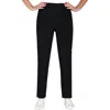 Alfred Dunner Plus Size Super Stretch Mid-rise Average Length Denim Pants In Black