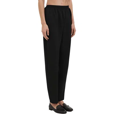 Alfred Dunner Petites Womens Solid Polyester Straight Leg Pants