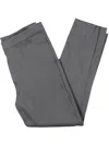 Alfred Dunner Petites Womens Solid Stretch Skinny Pants In Grey