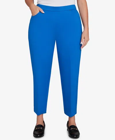 ALFRED DUNNER PLUS SIZE BARCELONA STRETCH PONTE KNIT AVERAGE LENGTH PANT