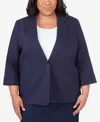 ALFRED DUNNER PLUS SIZE CLASSIC FIT JACKET