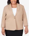 ALFRED DUNNER PLUS SIZE CLASSIC FIT BLAZER JACKET