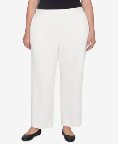 ALFRED DUNNER PLUS SIZE COPENHAGEN CORDUROY SHORT LENGTH PANTS