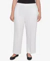 ALFRED DUNNER PLUS SIZE ESTATE OF MIND ESTATE PULL-ON AVERAGE LENGTH PANTS