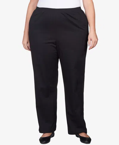 Alfred Dunner Plus Size Mid-rise Casual Pants