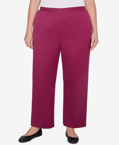 Alfred Dunner Plus Size Wine Country Classic Slant Pocket Short Length Pant