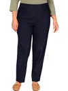 ALFRED DUNNER PLUS WOMENS SLIMMING STRETCH DRESS PANTS