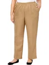 Alfred Dunner Plus Size Classic Pull-on Straight-leg Pants In Multi