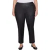 Alfred Dunner Plus Womens Stretch Polyester Skinny Pants