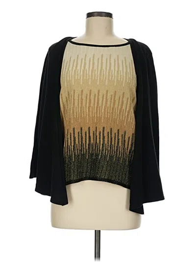 Pre-owned Alfred Dunner Pullover Sweater In Black