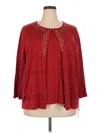 Alfred Dunner Pullover Sweater In Red