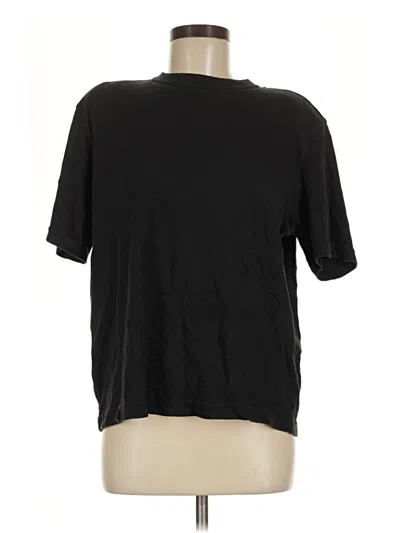 Pre-owned Alfred Dunner Short Sleeve T-shirt In Black