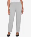 Alfred Dunner Stockbridge Modern Millennium Short Length Pant In Gray