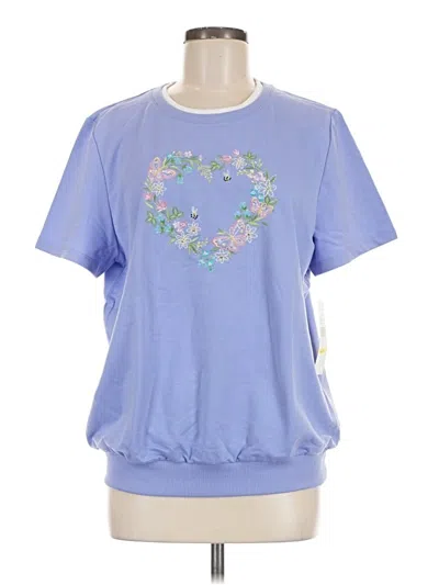 Alfred Dunner Sweatshirt In Blue