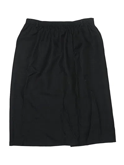 Pre-owned Alfred Dunner Swimsuit Cover Up In Black