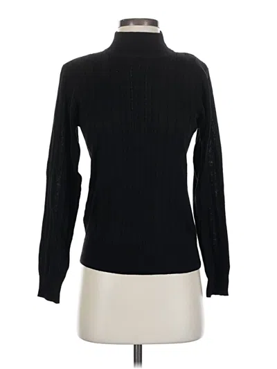 Pre-owned Alfred Dunner Turtleneck Sweater In Black
