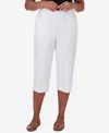 ALFRED DUNNER WOMEN'S ALL AMERICAN TWILL CAPRI WITH POCKETS PANTS