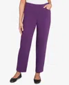 Alfred Dunner Women's Urban Legend Fitted Twill Medium Length Pants