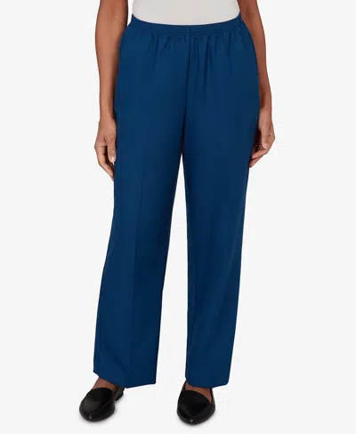 Alfred Dunner Women's Colored Classic Pull-on Pants In Multi