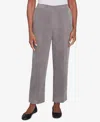 Alfred Dunner Petite Copenhagen Copenhagen Corduroy Average Length Pants In Graphite