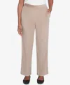 Alfred Dunner Women's Saratoga Springs Side Seam Pocket Average Length Twill Pants In Neutral