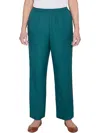 Alfred Dunner Alf Dunner Plus Size Classic Full Elastic Mid Rise Average Length Pant In Multi