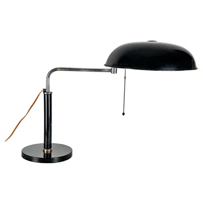 Pre-owned Alfred Müller, Amba Desk Lamp Quick 1500 By Alfred Müller – Switzerland 1930 In Black