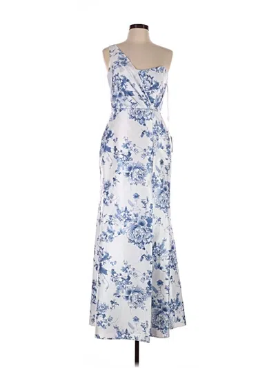 Alfred Sung Casual Dress In Blue