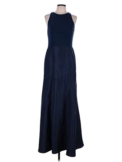 Pre-owned Alfred Sung Cocktail Dress In Blue