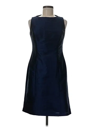 Pre-owned Alfred Sung Cocktail Dress In Blue