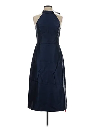 Pre-owned Alfred Sung Cocktail Dress In Blue