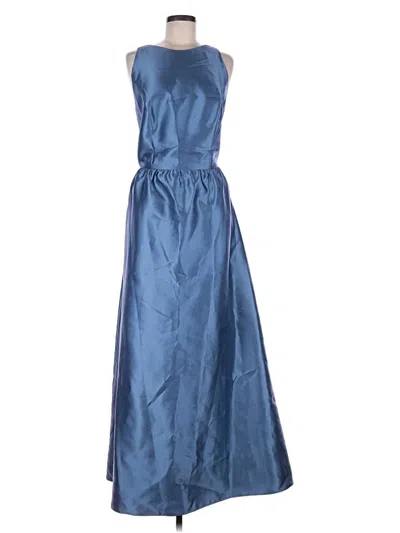 Pre-owned Alfred Sung Cocktail Dress In Blue