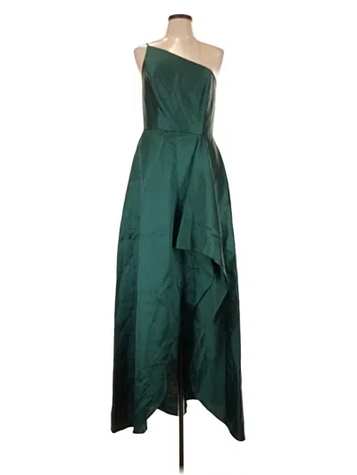 Pre-owned Alfred Sung Cocktail Dress In Green