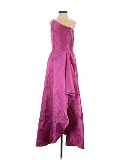 Pre-owned Alfred Sung Cocktail Dress In Purple